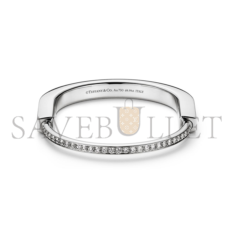 TIFFANY BRACELET WHITE GOLD, FULLY PAVÉ DIAMONDS GRP12237 TIFFANY BRACELET WHITE GOLD, FULLY PAVÉ DIAMONDS GRP12237